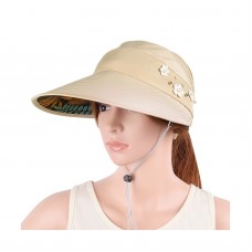 VBIGER Mujers Visor Hat UPF 50+ Sun Protective Sun Hat Large Brim Summer Beac... 888916416098 eb-91002872